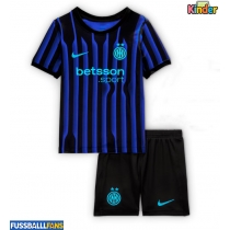 Inter Milan Heimtrikotsatz Kinder 2025-26 Kurzarm (+ Kurze Hosen)